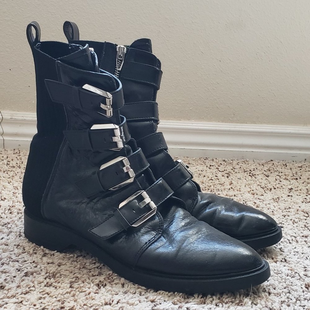 Dolce Vita Gaven Buckle Boots- Black